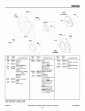 Sae Flywheel Flywheel Housing Diagram and Parts List for 582447-0476-E2  Briggs and Stratton Engine